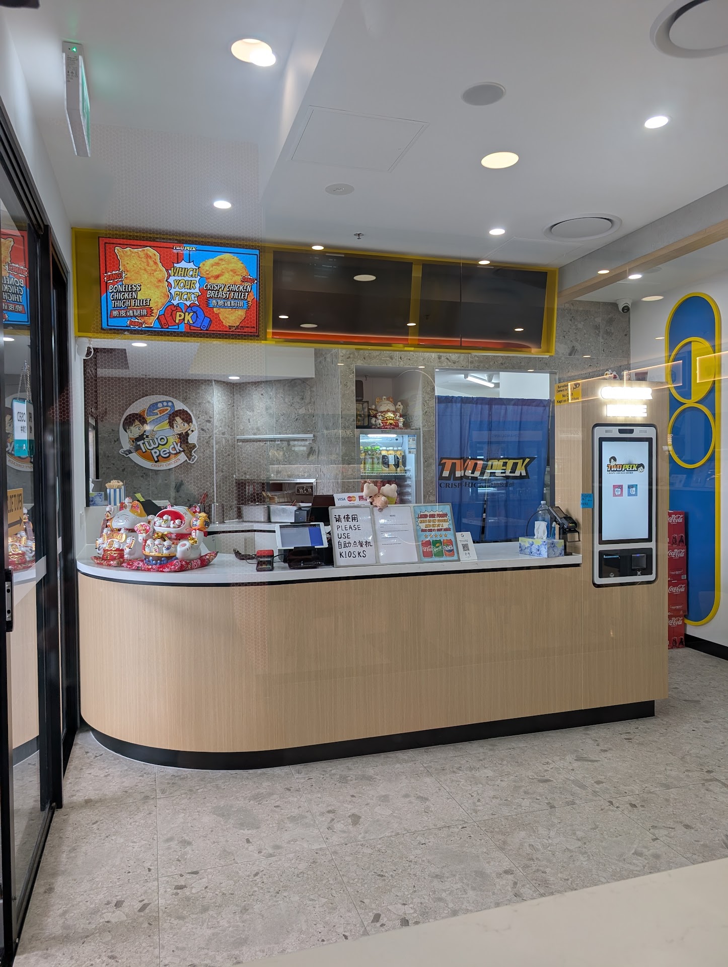 Two Peck Toowong counter at Toowong Village